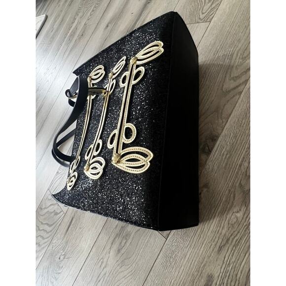 Michael Jackson ONE Cirque Du Soleil MJ Jacket Tote Purse Black, Gold Glitter - Picture 10 of 10